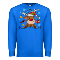 True Royal christmas deer school Premium Sweatshirt - MaliasSmallBusiness