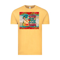 Vintage Mustard drink in my hand toes in the sand tumbler Vintage Tee - HRA Design Shop