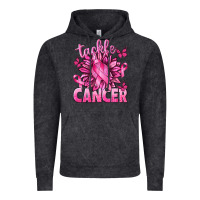 Vintage Black Tackle Cancer with Sunflower Vintage Hoodie - texasbilliewilder