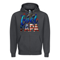 Smoke Cool Papa American Zipper Hoodie - LillyAllenDesigns