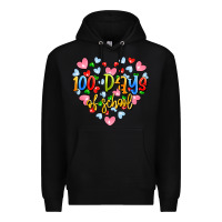 Black 100 days of school Premium Hoodie - Artiststas