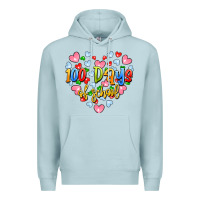 Blue Mist 100 days of school Premium Hoodie - Artiststas