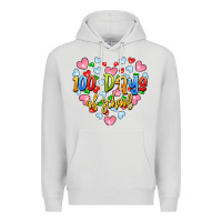 Dove Grey 100 days of school Premium Hoodie - Artiststas