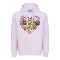 Lilac 100 days of school Premium Hoodie - Artiststas