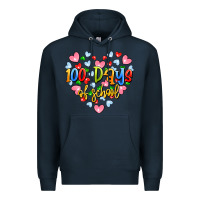 Navy 100 days of school Premium Hoodie - Artiststas