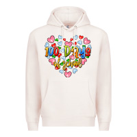 Pale Pink 100 days of school Premium Hoodie - Artiststas