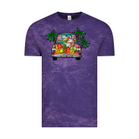 Cloud Purple summer truck Vintage Tee - CowhideDigitalArt