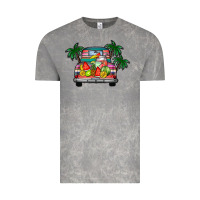 Cloud Rock summer truck Vintage Tee - CowhideDigitalArt
