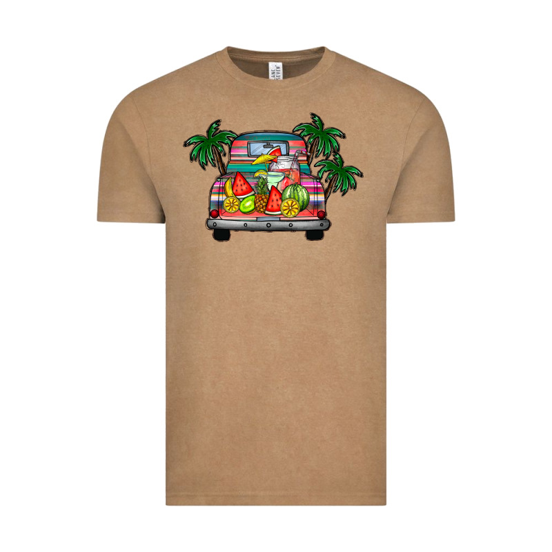 Summer Truck Vintage Tee by CowhideDigitalArt | Teevron