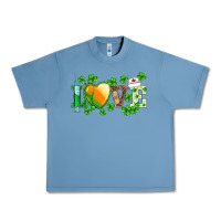 Pebble Blue st.patrick's nurse love heart stethoscope Urban Heavy Tee - BarkalooDesign