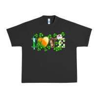 Pigment Black st.patrick's nurse love heart stethoscope Urban Heavy Tee - BarkalooDesign