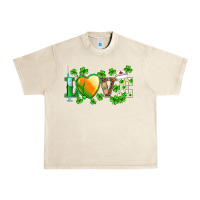 Sandshell st.patrick's nurse love heart stethoscope Urban Heavy Tee - BarkalooDesign