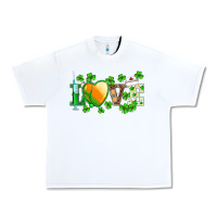 White st.patrick's nurse love heart stethoscope Urban Heavy Tee - BarkalooDesign
