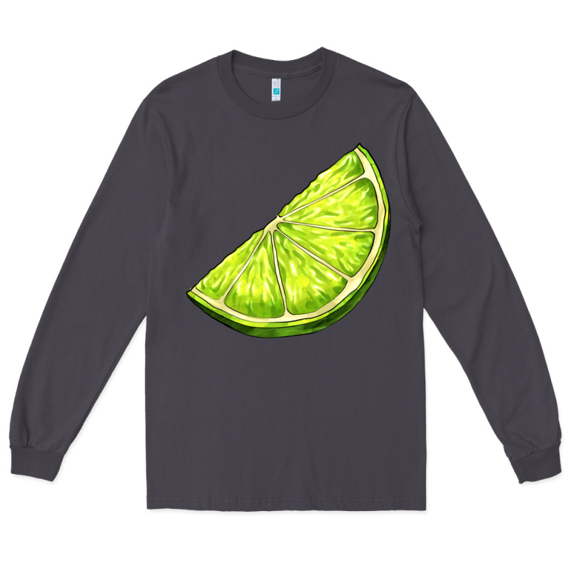 Lime For Gin Long Sleeve Tee by AdoDesignShop | Teevron