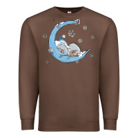 Chestnut snowman and moon Premium Sweatshirt - MaliasSmallBusiness