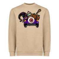 Mushroom Halloween Truck Heavyweight Sweatshirt - CowhideDigitalArt