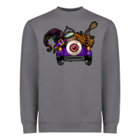 Storm Halloween Truck Heavyweight Sweatshirt - CowhideDigitalArt