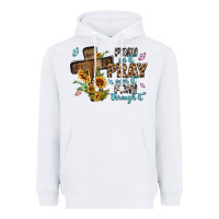 White pray on it pray over it pray through it Heavyweight Hoodie - MaliasSmallBusiness