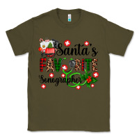 Army Green santa's favorite sonographer Classic Tee - AdoDesignShop