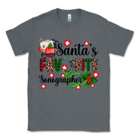 Charcoal Heather santa's favorite sonographer Classic Tee - AdoDesignShop