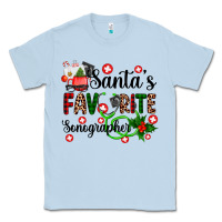 Dusty Blue santa's favorite sonographer Classic Tee - AdoDesignShop