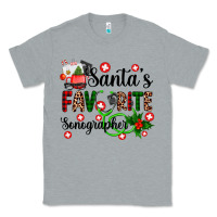 Heather Grey santa's favorite sonographer Classic Tee - AdoDesignShop