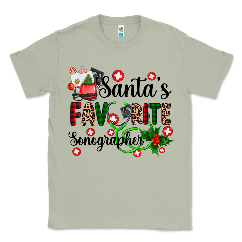 Santa's Favorite Sonographer Classic Tee by AdoDesignShop | Teevron
