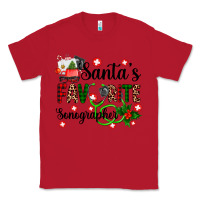 Red santa's favorite sonographer Classic Tee - AdoDesignShop