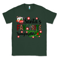 Sports Green santa's favorite sonographer Classic Tee - AdoDesignShop