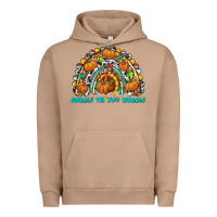 Pigment Burro Gobble Til You Wobble with Rainbow Urban Hoodie - texasbilliewilder