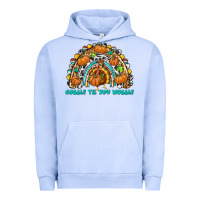 Pigment Grape Ice Gobble Til You Wobble with Rainbow Urban Hoodie - texasbilliewilder