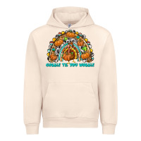 Sandshell Gobble Til You Wobble with Rainbow Urban Hoodie - texasbilliewilder
