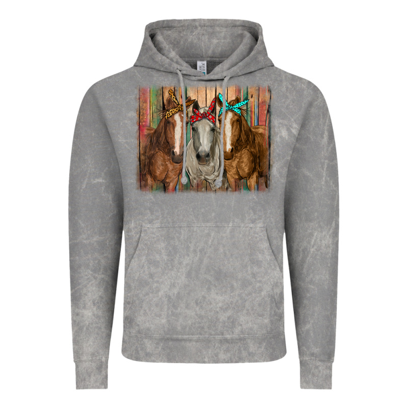 Horses With Bandanas Vintage Hoodie by RanaPortraitStore | Teevron
