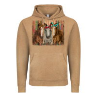 Vintage Camel horses with bandanas Vintage Hoodie - RanaPortraitStore