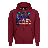 Burgundy Cool American Dad Zipper Hoodie - LillyAllenDesigns