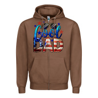 Chestnut Cool American Dad Zipper Hoodie - LillyAllenDesigns