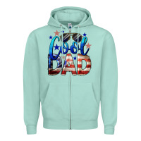 Seafoam Cool American Dad Zipper Hoodie - LillyAllenDesigns