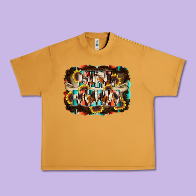 Girl Mama Urban Heavy Tee Designed By Racoondesign