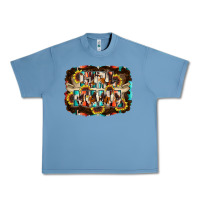 Pebble Blue girl mama Urban Heavy Tee - RacoonDesign
