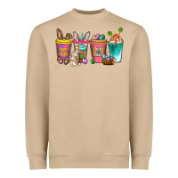 Mushroom Easter coffee drinks Easter Day Heavyweight Sweatshirt - Neo Western
