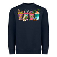 Navy Easter coffee drinks Easter Day Heavyweight Sweatshirt - Neo Western