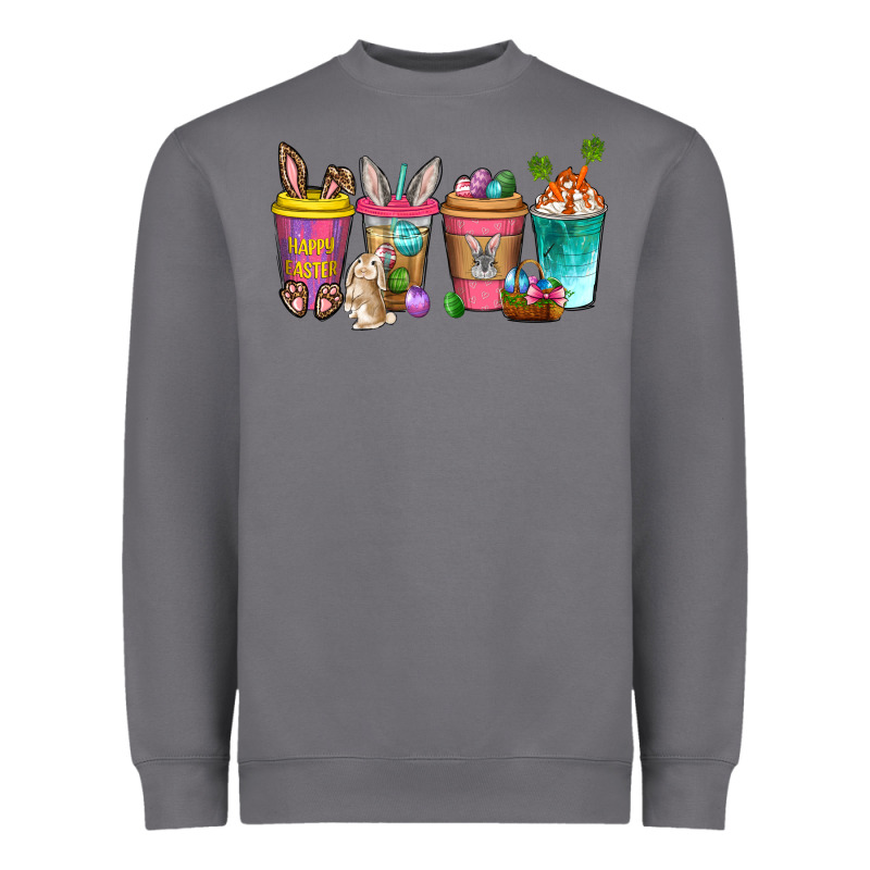Easter Coffee Drinks Easter Day Heavyweight Sweatshirt by Neo Western | Teevron