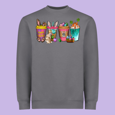 Easter Coffee Drinks Easter Day Heavyweight Sweatshirt Designed By Neo Western
