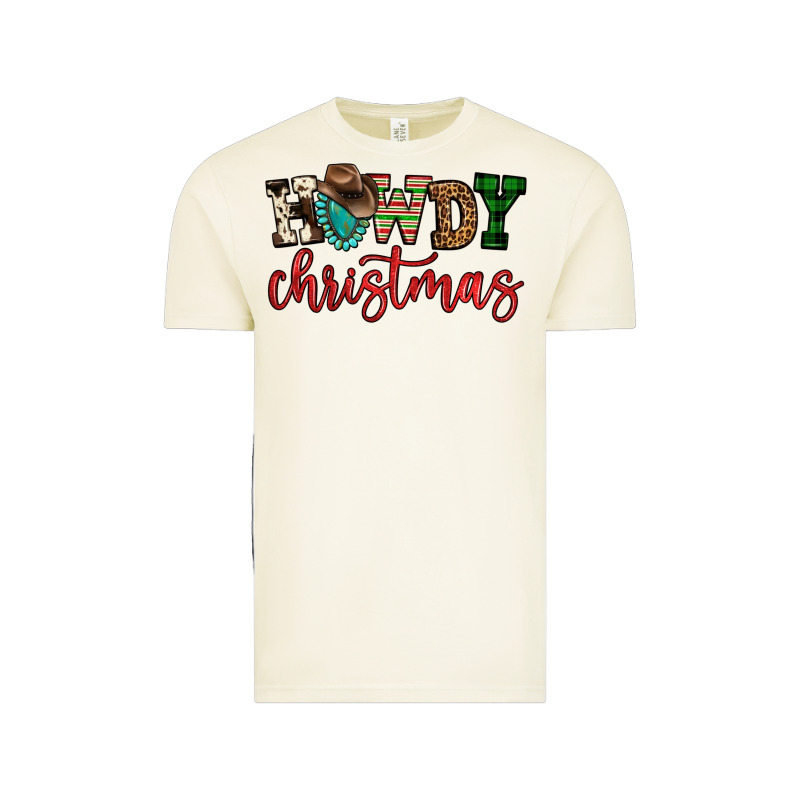 Howdy Christmas Vintage Tee by FaDigitalArtStudio | Teevron