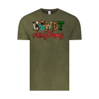 Vintage Olive howdy christmas Vintage Tee - FaDigitalArtStudio