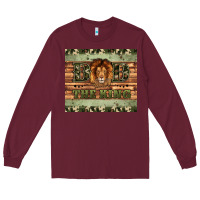 Burgundy dad the king Long Sleeve Tee - Artiststas
