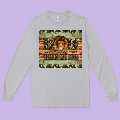 Dad The King Long Sleeve Tee Designed By Artiststas