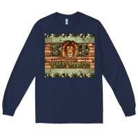 Navy dad the king Long Sleeve Tee - Artiststas