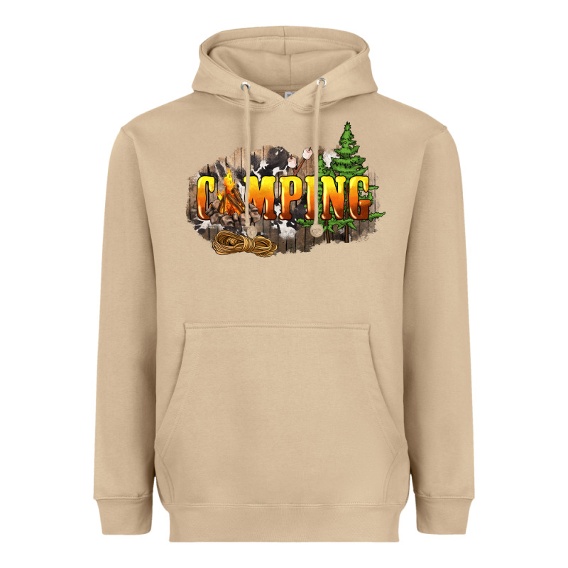 Camping Heavyweight Hoodie by NancyCooperArtShop | Teevron