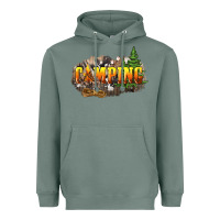 Sage camping Heavyweight Hoodie - NancyCooperArtShop